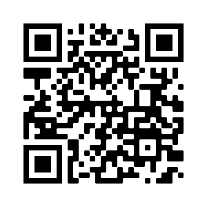 QR code linking to website for mobile